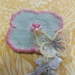 2wayブローチ② ミナペルホネン アネモネ＊ハンドメイド