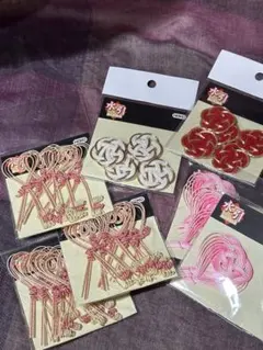 ◇SALE◇ハートの水引セット＆紅白水引オーナメント