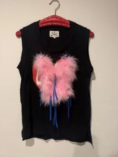 vivienne westwood ノースリーブ　ファー　archive