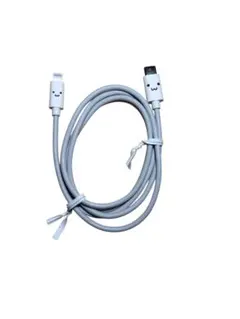 高速充電対応！Lightning to USB-Cケーブル グレー 1.2m