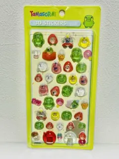 【新品】ボンボンドロップ風シール　たまごっち 3D くちぱっち