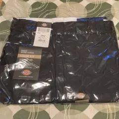 Dickies ツイルダブルニーワークパンツ ルーズフィットW38x32ネイビー