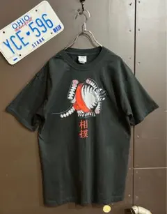 希少】crazy shirts クリバンキャット 相撲 スウェット グレー L
