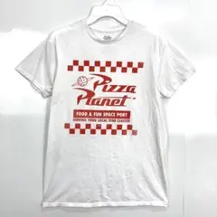 Disney ディズニー トイストーリー pizza plannetTシャツ 白のサムネイル