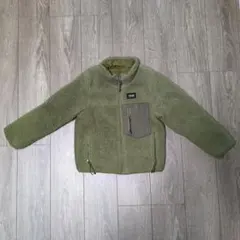 TAION キッズ フリースジャケット カーキ