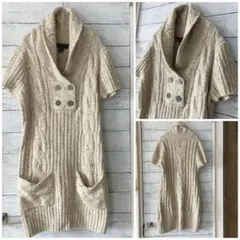 TOMMY HILFIGER　トミーヒルフィガー　半袖ニット　M　古着屋購入