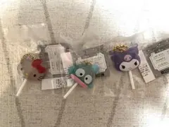 サンリオ　カラフルキャンディチャーム キティ　ハンギョドン　クロミ