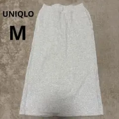 UNIQLO リブタイトスカート グレー M