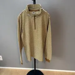 COMFORTBALE REASON / ハーフジップボーダーカットソー