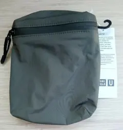 ユニクロユー　UNIQLO U　ミニバッグ　ダークグレー