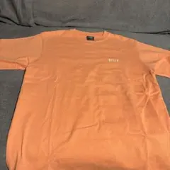 HUF ピンク　オレンジ Tシャツ S 生地しっかり