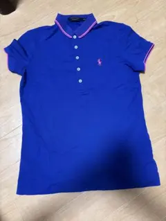 ポロゴルフ　S 青　ポロシャツ