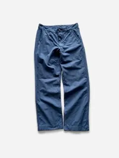 MHLくすみブルー⭐︎メンズチノパン Sサイズのサムネイル