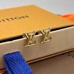 新品同様✨ヴィトン LV アイコニック 両耳 ピアス ゴールド ブルックドレイユのサムネイル