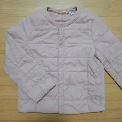 UNIQLO ライトウォームパデットコンパクトジャケット ピンク 120cm