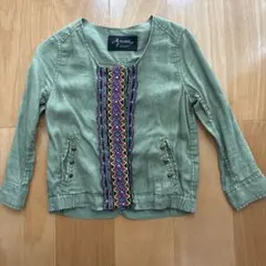 Another Edition ノーカラージャケット　刺繍装飾のサムネイル