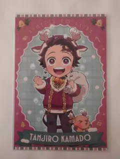 【匿名配送】鬼滅の刃 竈門炭治郎 クリスマス 2025 ポストカード 季節イベ