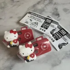 ハローキティ なつかしアイテムミニチュアコレクション カメラ 2個セット