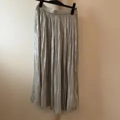 Couture Broochロングプリーツスカート