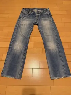 ヒステリックグラマー　メンズ　ロゴ入り　ダメージ加工デニム　30インチ