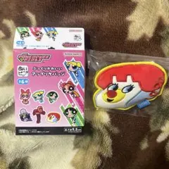 パワーパフガールズ　アップリケバッジ ホットライン電話