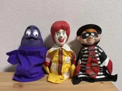 ヴィンテージ McDonald's ハンドパペット 3体セットのサムネイル