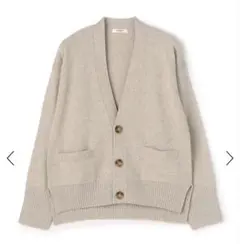 今期美品トゥモローランド マカフィー NZ LAMBS Vネックカーディガン