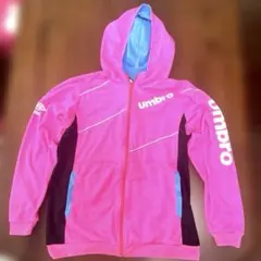 Umbro フード付きウィンドブレーカー ピンク