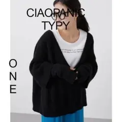 タイム激特価！CIAOPANICTYPYラムナイロンVネックニットかわい良品
