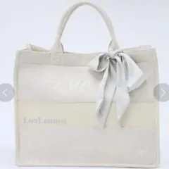 NICE CLAUP ツイードトートバッグ