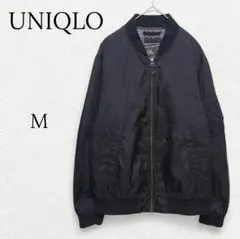 783 完売品【ユニクロ】MA-1ブルゾン 中綿 ブラック 黒 Ｍ 定番商品