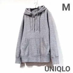 M ユニクロ スウェット プルパーカ グレー パーカー