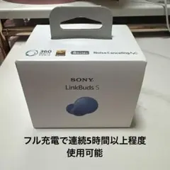 【キズあり】SONY LinkBuds S ワイヤレスイヤホン アースブルーのサムネイル