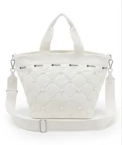 希少❤︎LeSportsac❤︎レスポートサックBACKET TOTEWPEARL