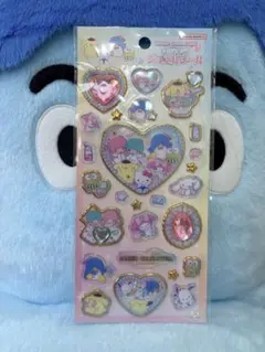 2点セットサンリオキラキラジュエルシール