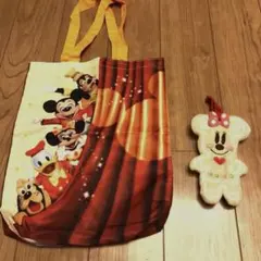 ディズニー　エコバッグ(リバーシブル) ➕お財布
