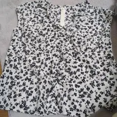 IENA 半袖　花柄　ブラウス　フリーサイズ