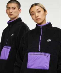 ナイキ　フリース　ボア　ハーフジップ　Mサイズ　新品