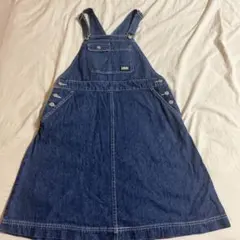 LOGOS ジャンバースカート デニムブルー 140cm~
