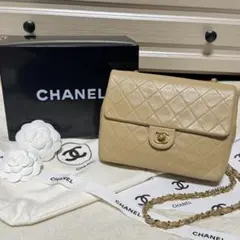 CHANEL ミニマトラッセ チェーンショルダーバッグ