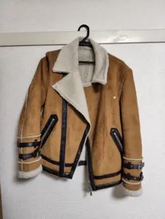 ギルドプライム　フェイクムートン　コート　サイズ1 ラブレス　ジャケット