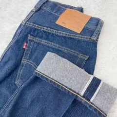 未使用級【Levi's 501®セルビッジデニム W31】インディゴ セルビッジ