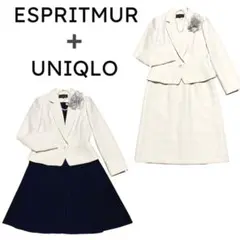 フォーマルスーツ　ツイード　入学卒業　式典　ママスーツ　セレモニースーツ　9号