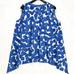 美品✨イオコムイオ 総柄ノースリーブチュニック オーバーサイズ M