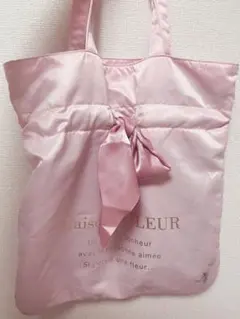 Maison de FLEUR ピンクトートバッグ