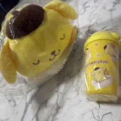ポムポムプリンぬいぐるみ＋タンブラーセット【サンリオ一番くじ】【ラストワン賞】