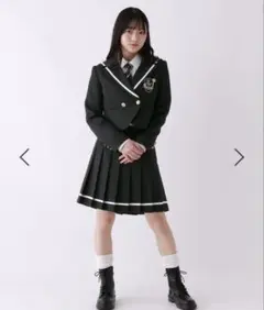 repipi卒服セット（ジャケット+スカート+ブラウス+リボン）Lサイズ