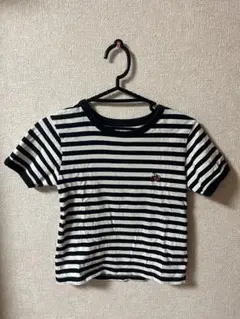 チェリーワッペン ボーダー リンガーTシャツのサムネイル