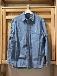 BEAMS PLUS シャンブレー ワーク シャツ日本製　定価20.000円ほど