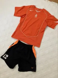 サッカー　オランダ代表　ユニフォーム　上下　Lサイズのサムネイル